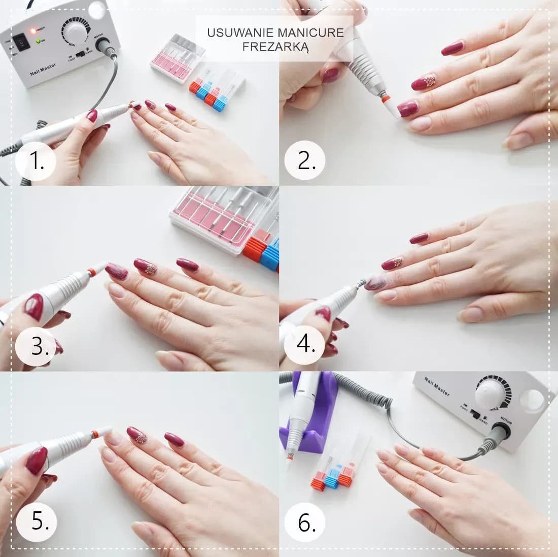 Jak zrobić manicure frezarką? Proste kroki i niezbędne wskazówki bezpieczeństwa Jak zrobić manicure frezarką? Proste kroki i niezbędne wskazówki bezpieczeństwa